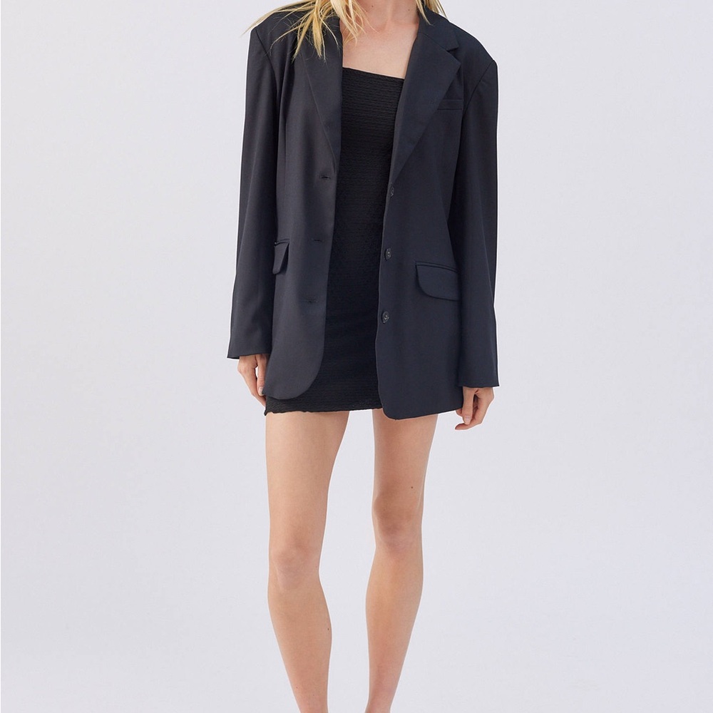 Urban Outfitters Bella Oversized Blazer Black Size Small